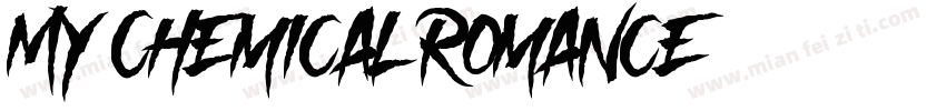 My Chemical Romance字体转换